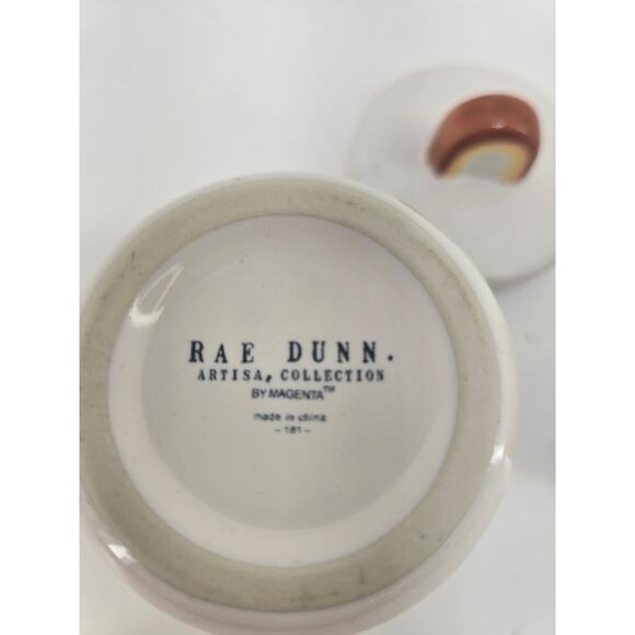 Rae Dunn Artisan Collection Mug Set “Be Kind” & “Spread Love” with Rainbow Lid - Picture 3 of 3